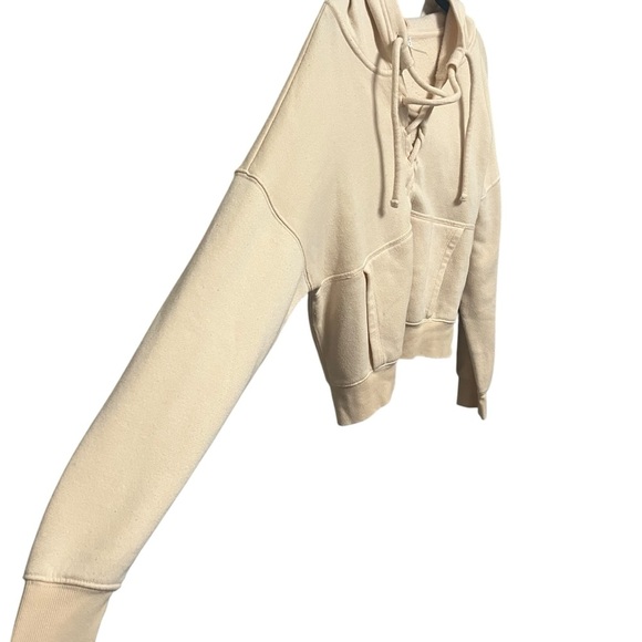 Free People Movement Believe It Lace Up Hoodie Sweatshirt - Picture 7 of 11